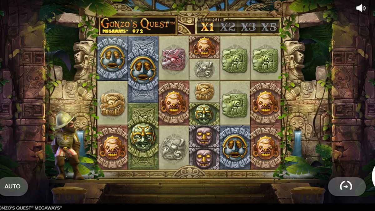Basisscherm Gonzo's Quest Megaways 1