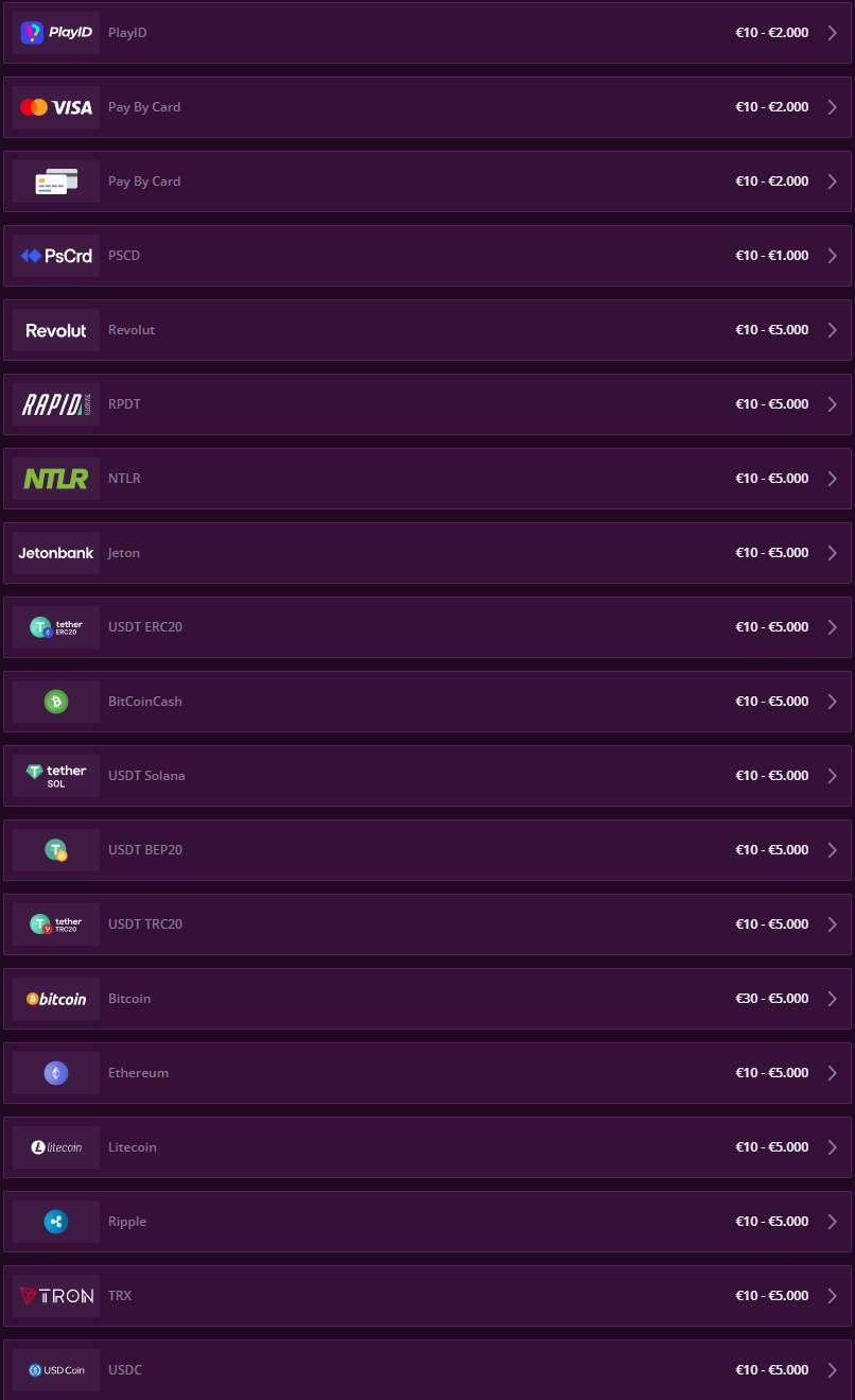 Malina-Casino-Chile-Payments