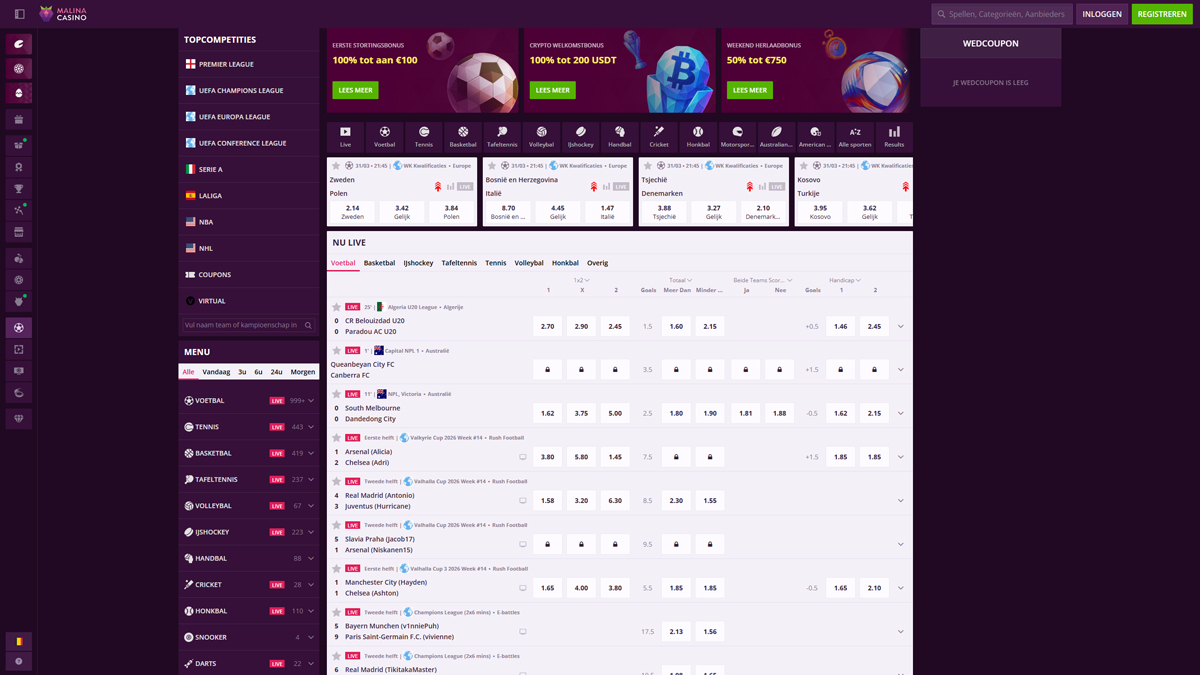 Malina Casino Sports-Betting