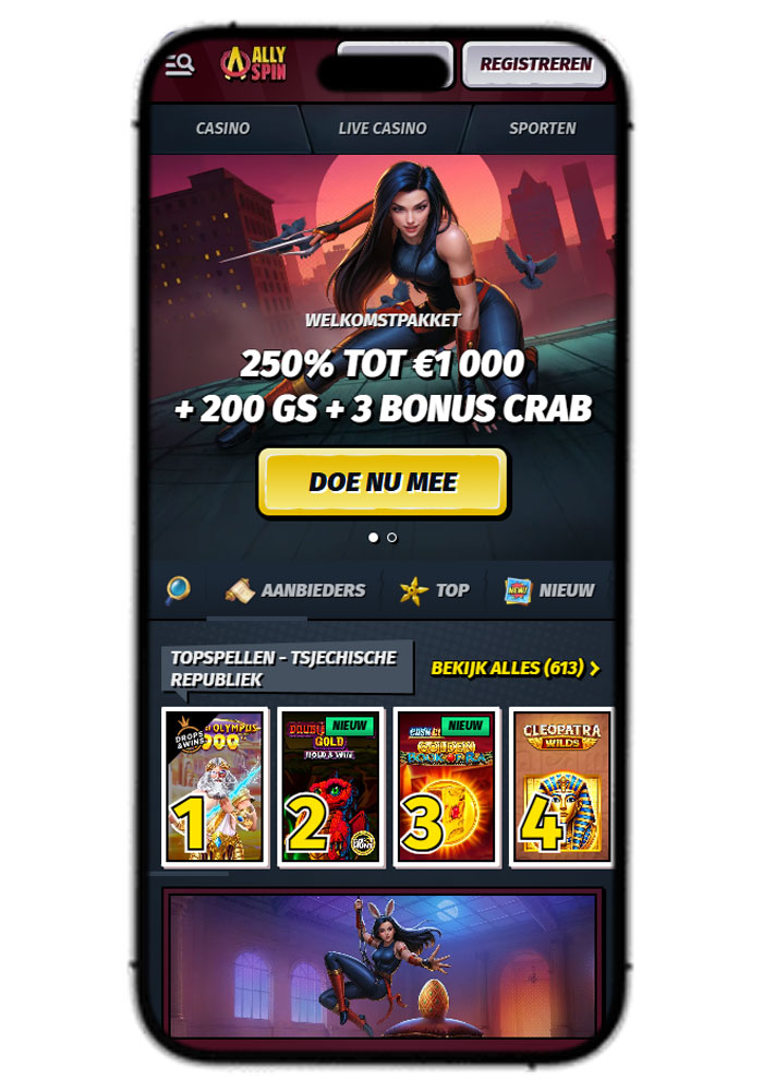 AllySpin Casino BE Mobile
