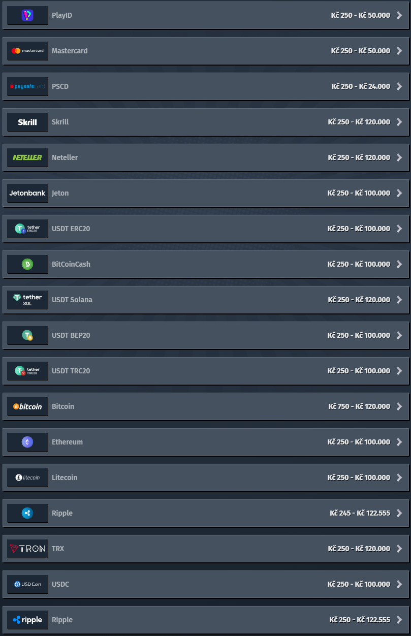 AllySpin Casino BE Payments