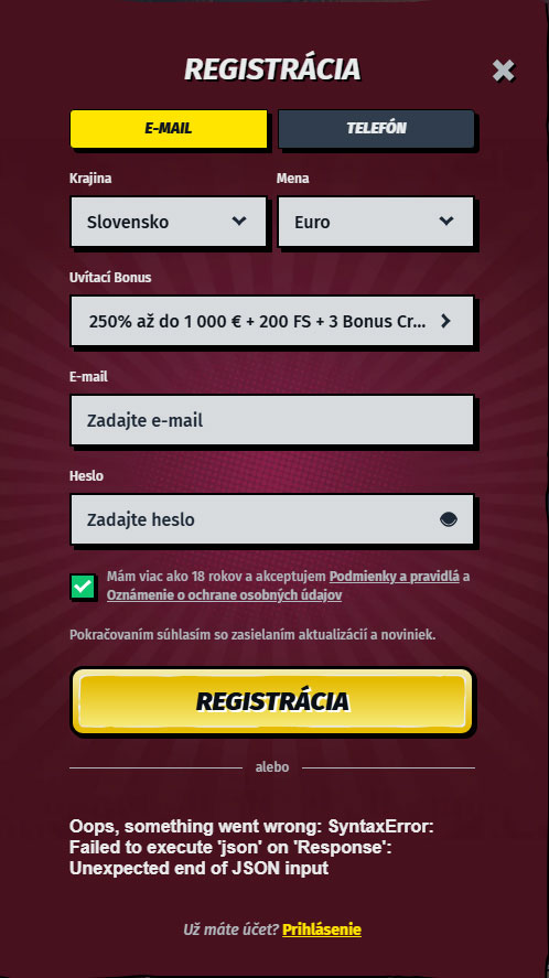 AllySpin Casino Register
