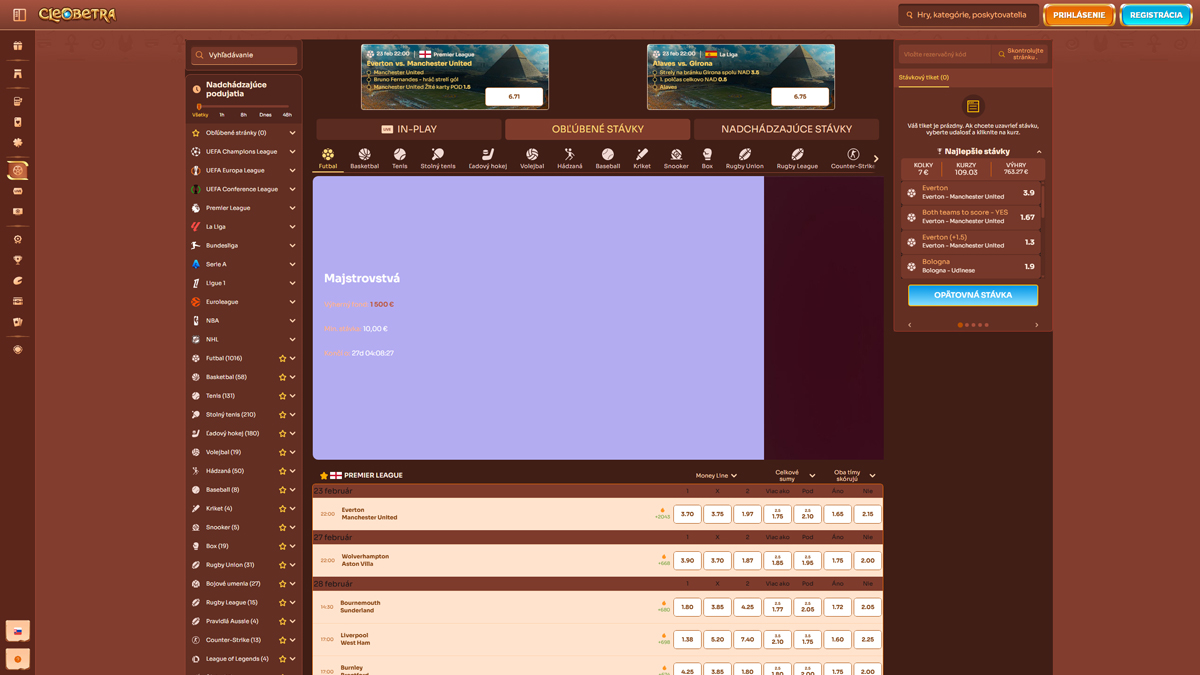 Cleobetra Casino Sports Betting