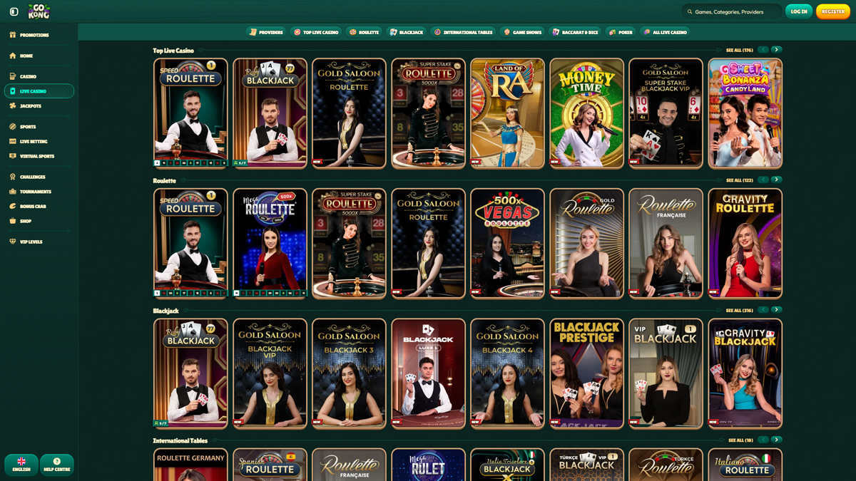 GoKong Casino BE Live-Casino