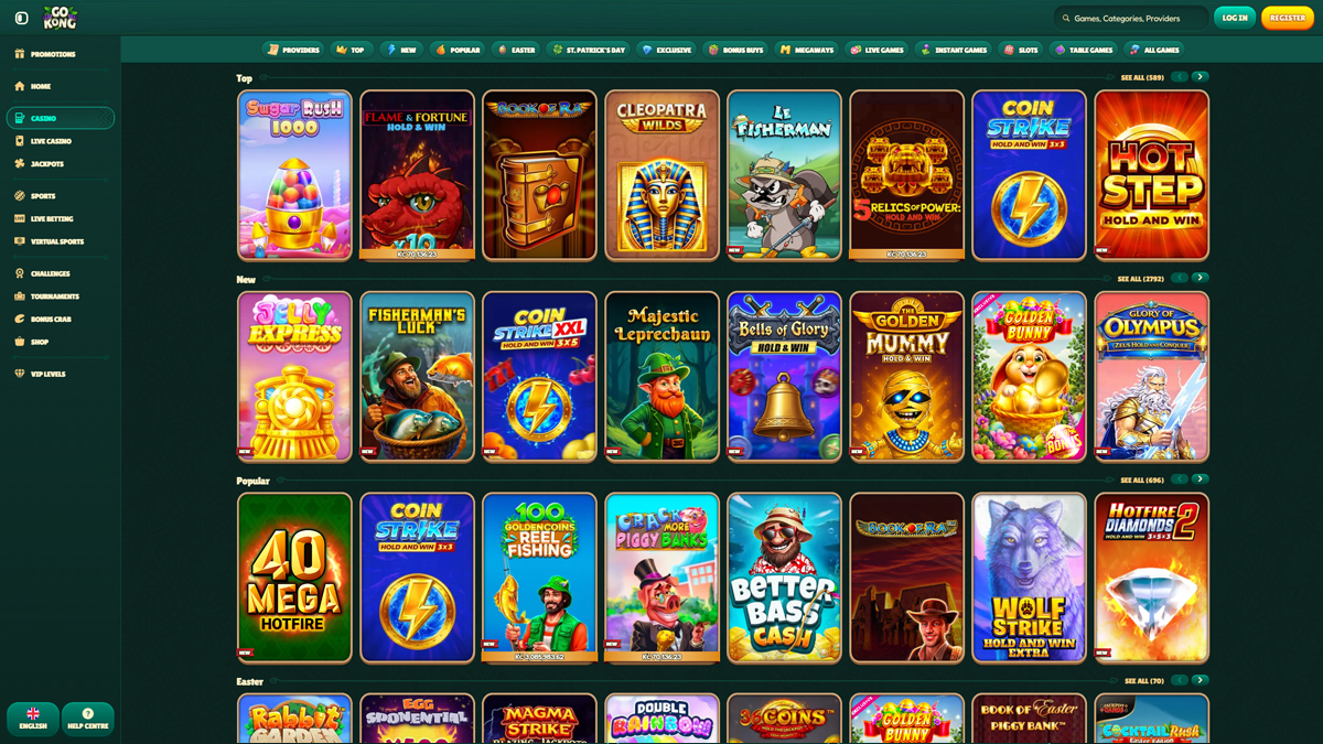 GoKong Casino BE Slots