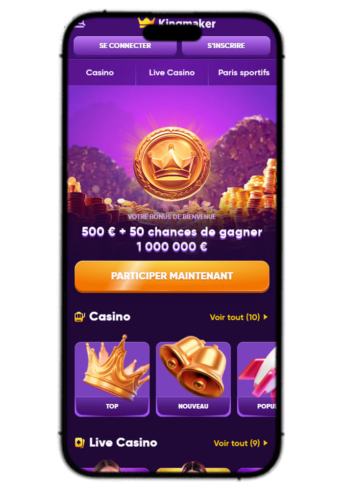 Kingmaker Casino Mobile