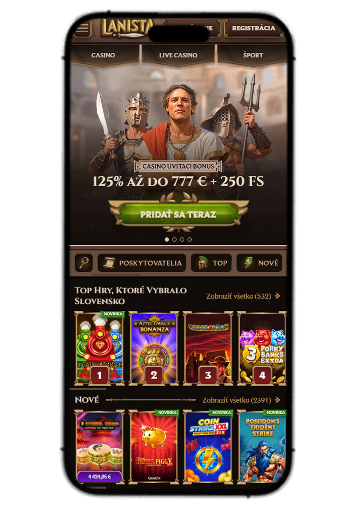 Lanista Casiono Mobile