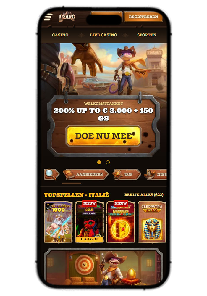 Lizaro Casino Mobile