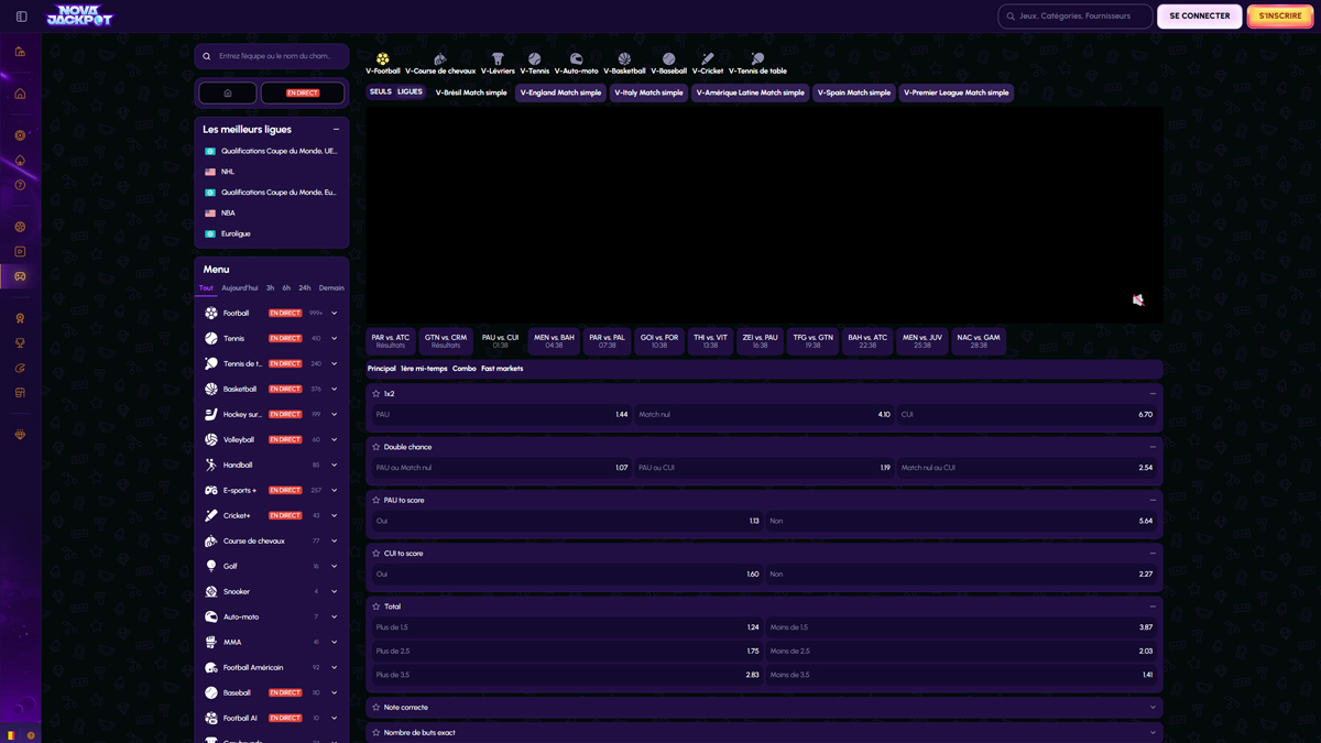 NovaJackpot Casino Sports-Betting