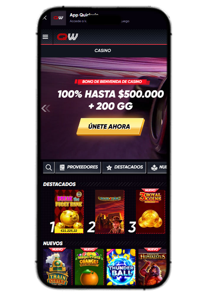 QuickWin-Casino-Chile-Mobile