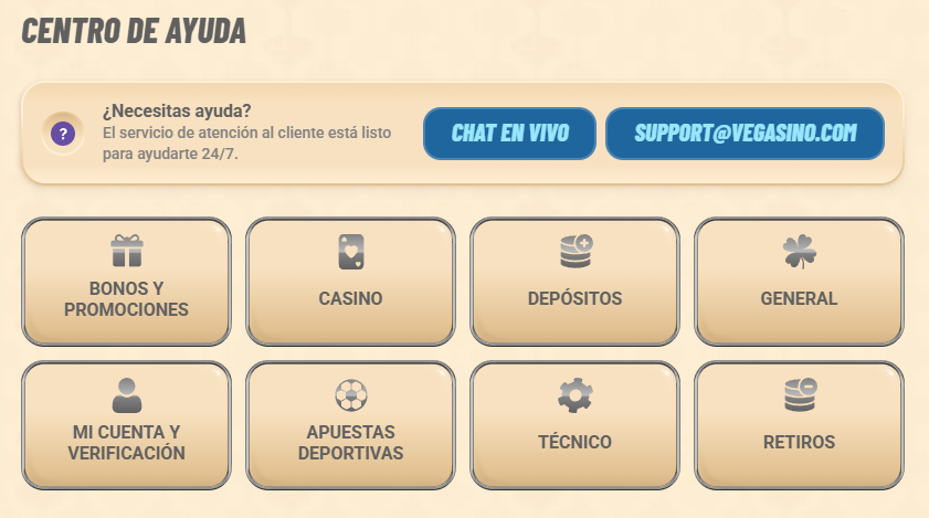Vegasino-Casino-Chile-Help-Centre