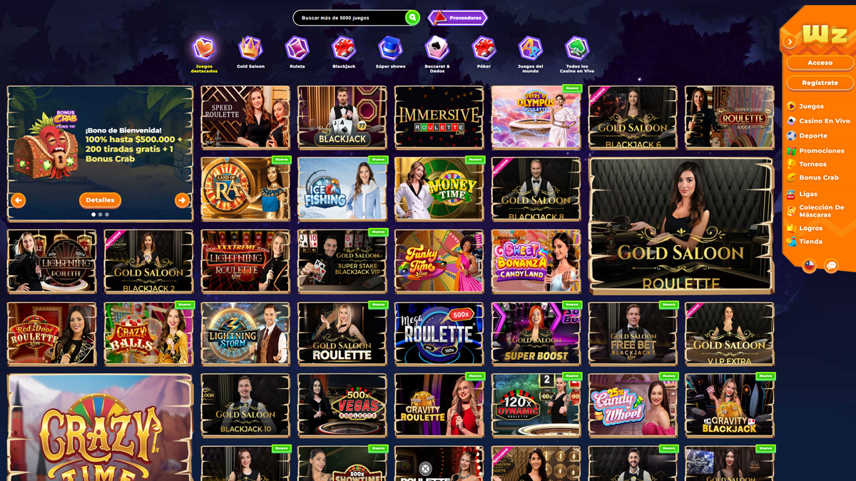 Wazamba-Casino-Chile-Live-Casino