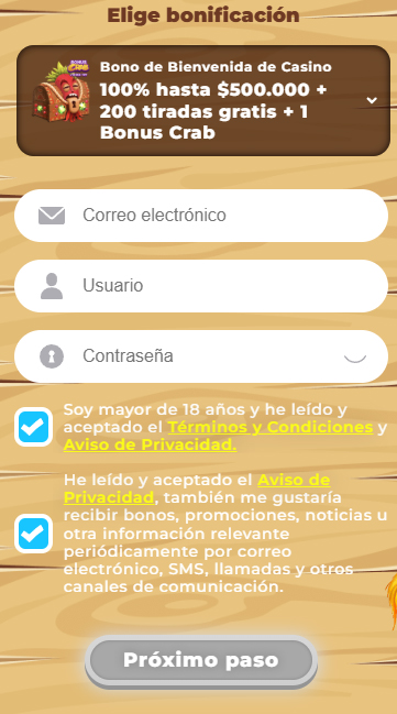 Wazamba-Casino-Chile-Register