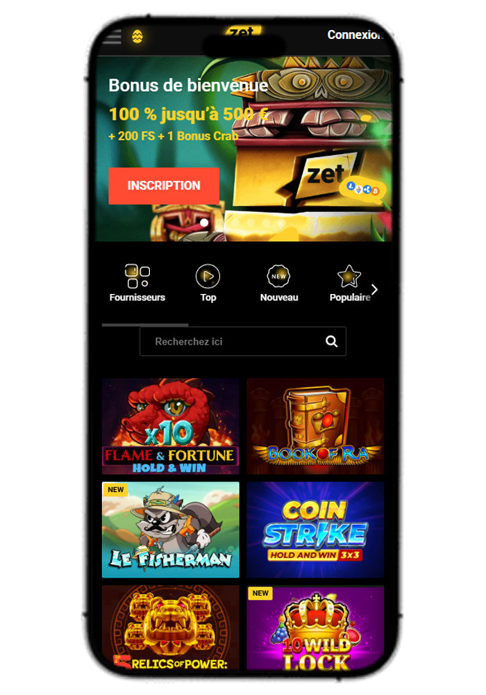 Zet Casino Mobile