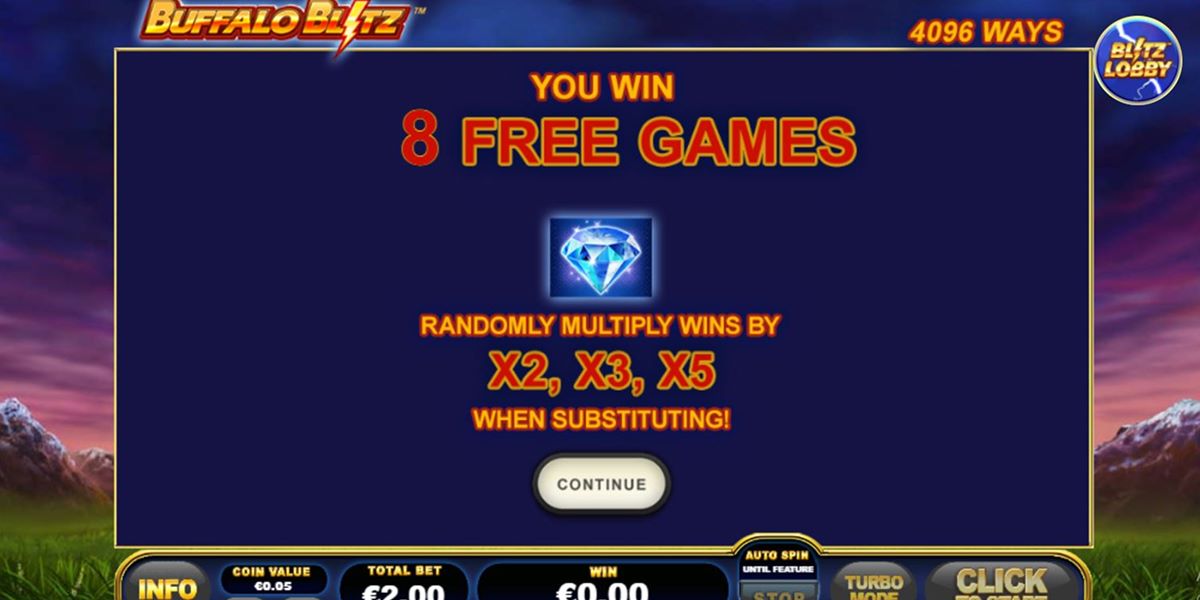 Buffalo Blitz bonusfunctie