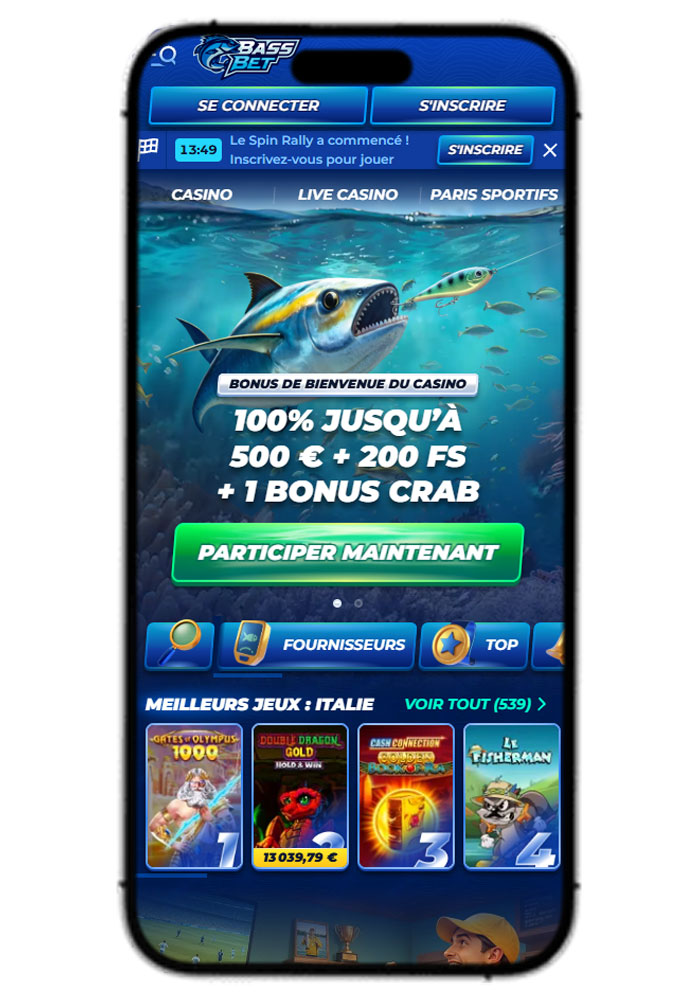 BassBet Casino BE Mobile