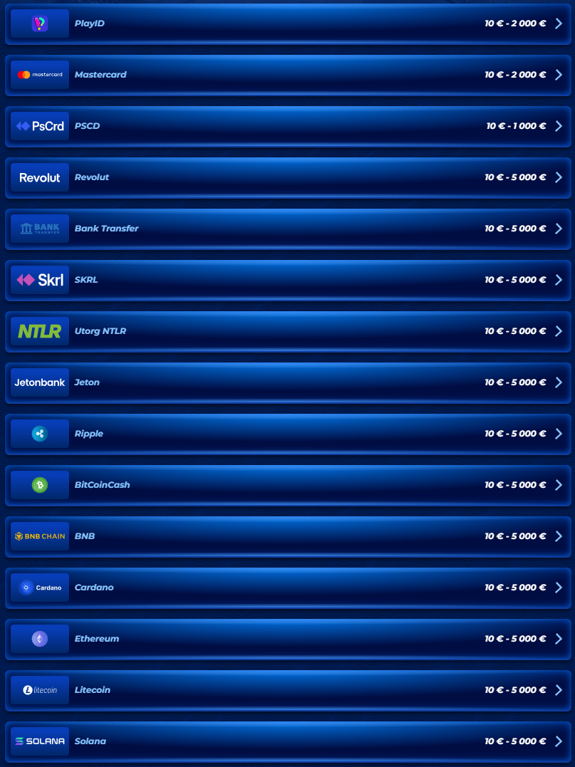 BassBet Casino Payments