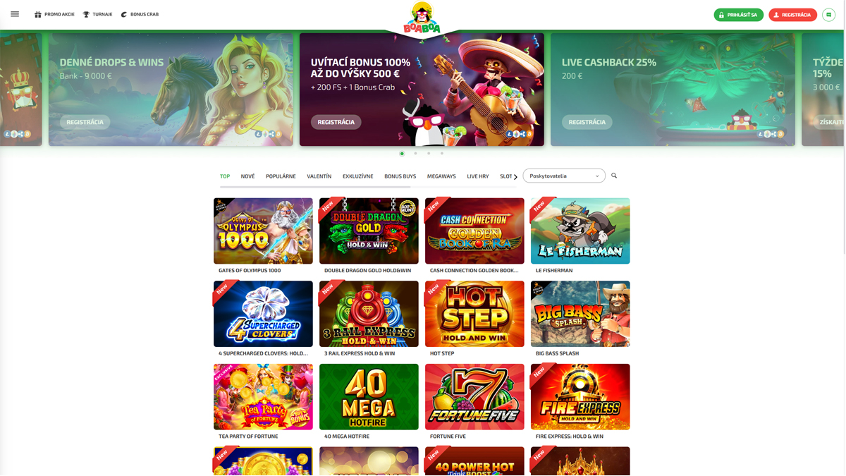 BoaBoa Casino Gokkasten