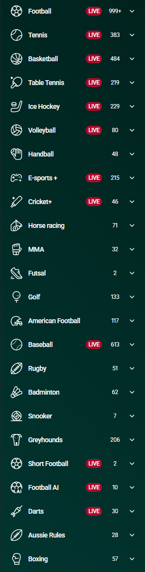 Cashed Casino Sports