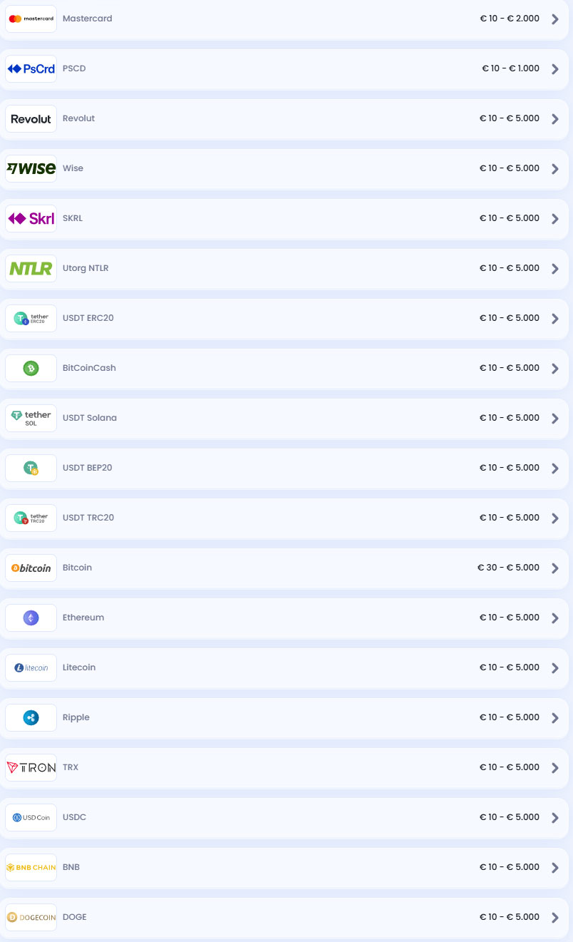CasinoLab Casino BE Payments