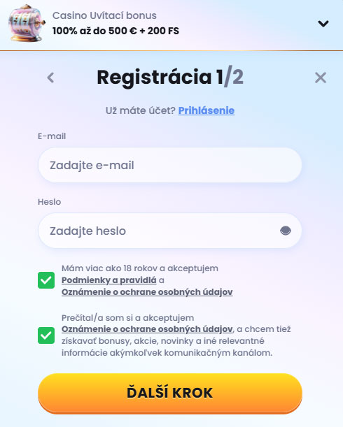CasinoLab Casino Register