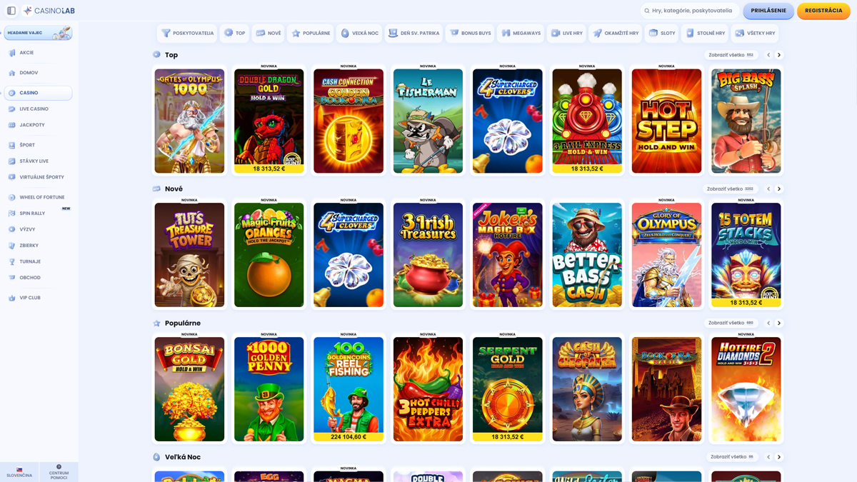 Casinolab Casino Gokkasten