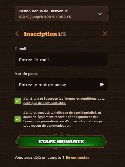 FatPirate Casino BE Register
