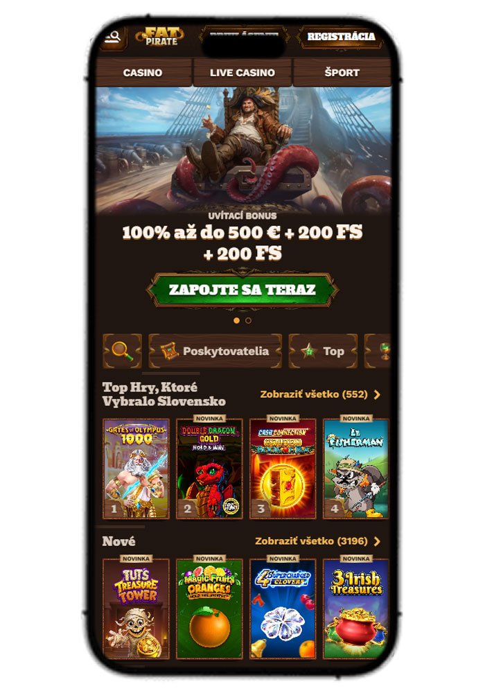 FatPirate Casino Mobile