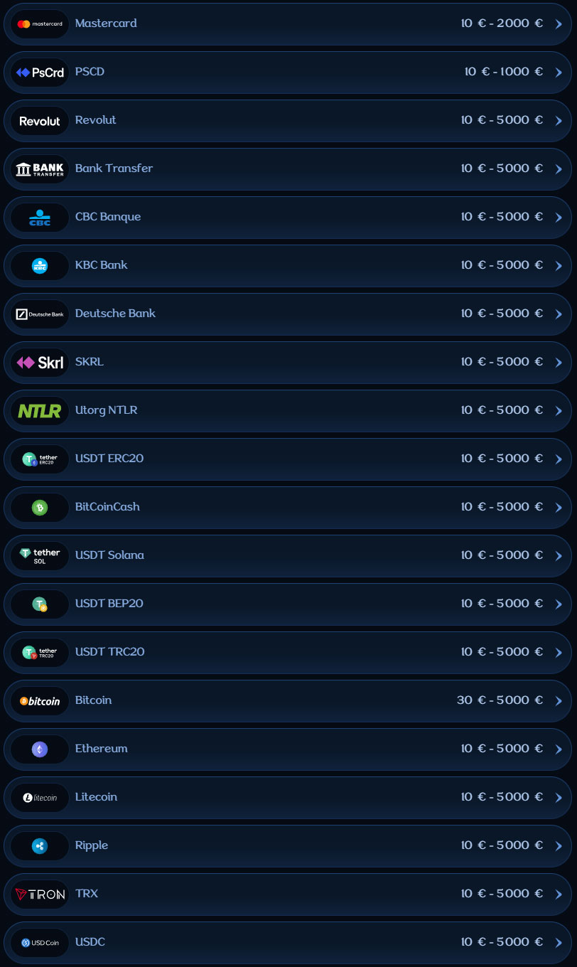 Millioner Casino Payments