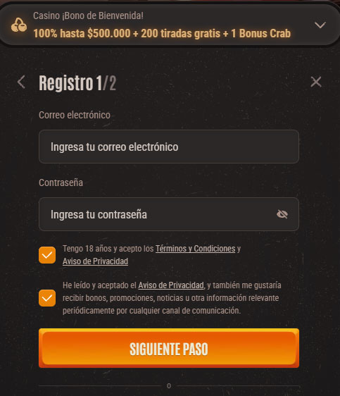 Neon54-Casino-Chile-Register