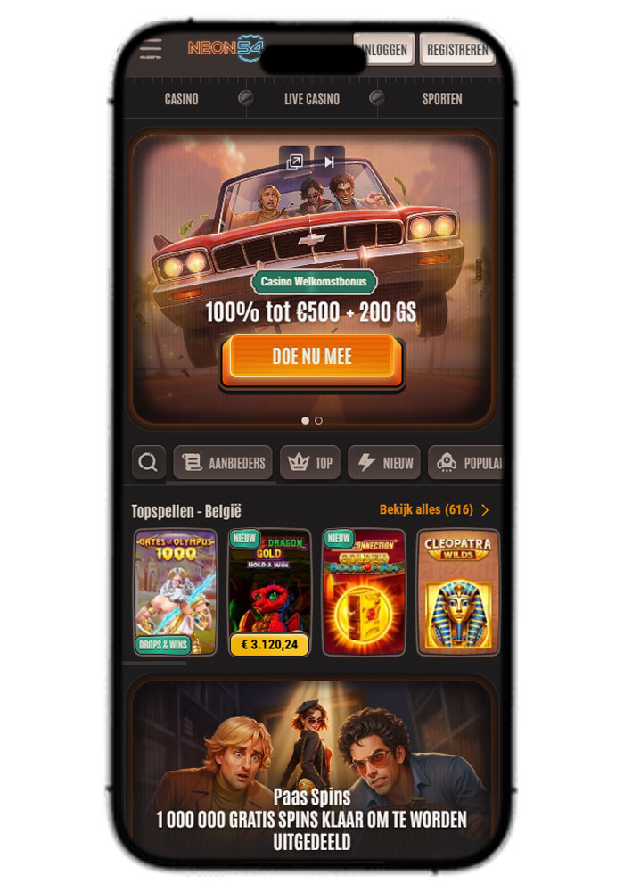 Neon54 Casino Mobile