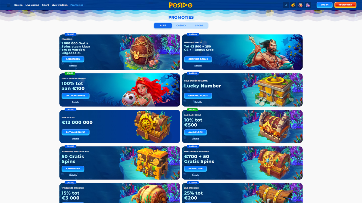 Posido Casino Bonuses