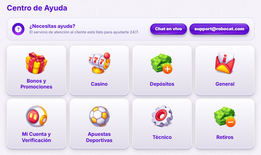 Robocat-Casino-Chile-Help-Centre