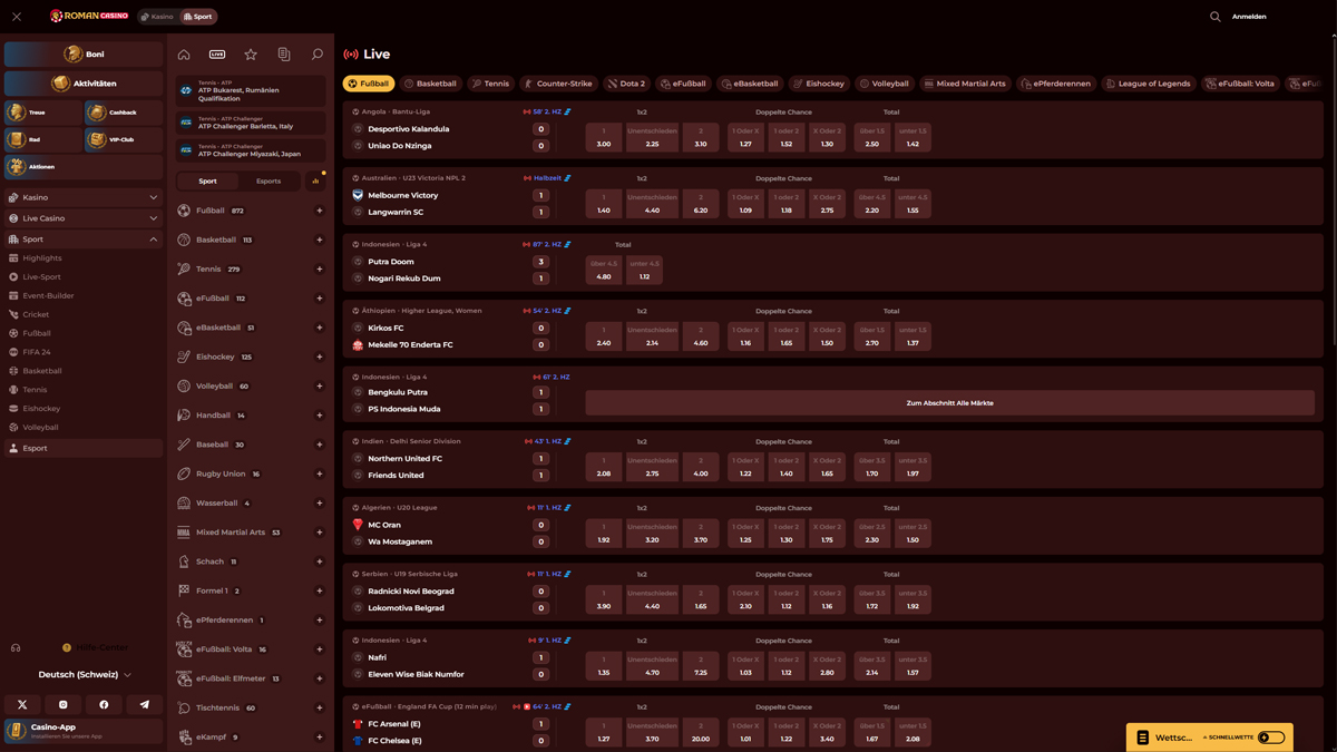 Roman Casino Sports-Betting