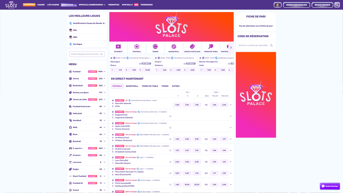 SlotsPalace Casino Sports-Betting