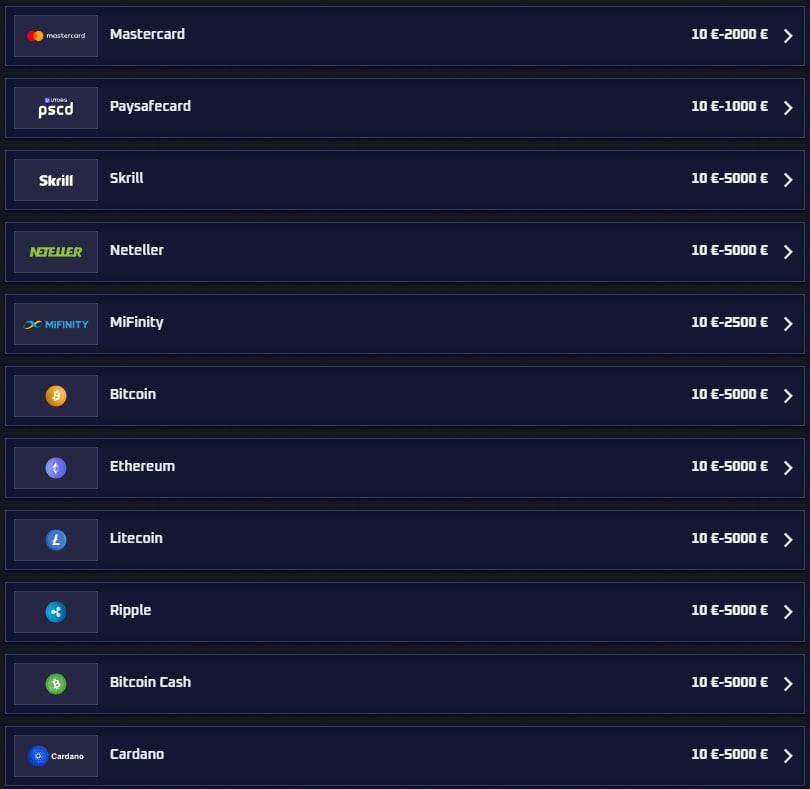 Sportaza-Casino-ES-Payments
