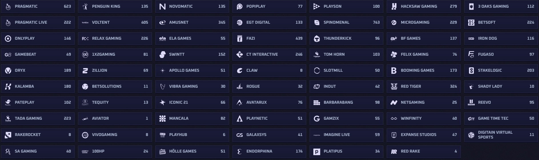 Sportaza-Casino-ES-Providers
