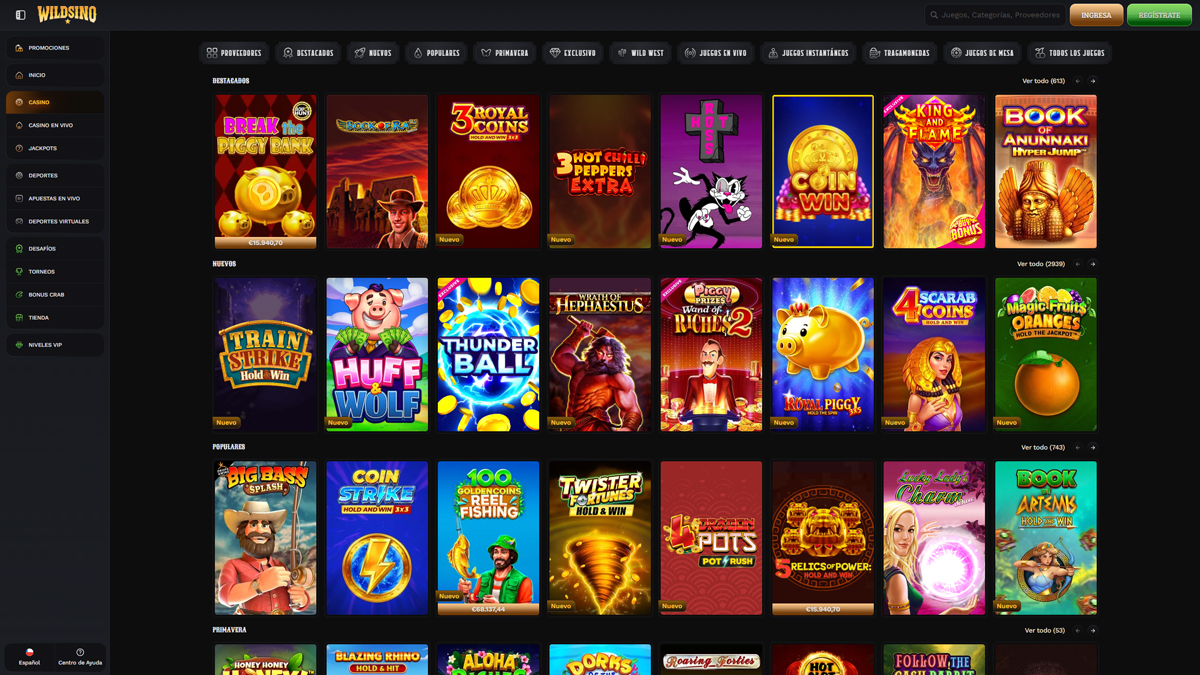 Wildsino-Casino-Chile-Slots