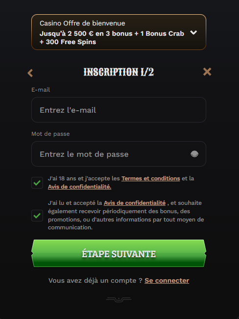 Wildsino Casino Register
