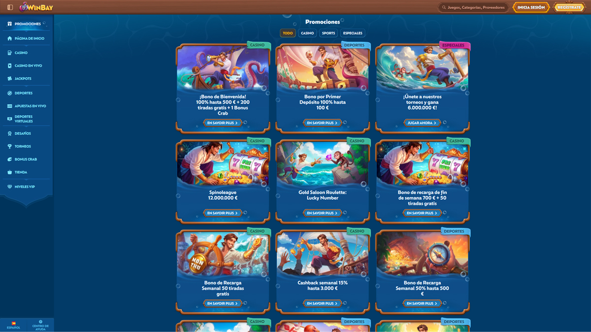 Winbay-Casino-ES-Bonuses