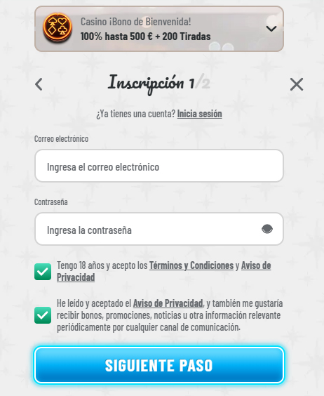 Wyns-Casino-ES-Register