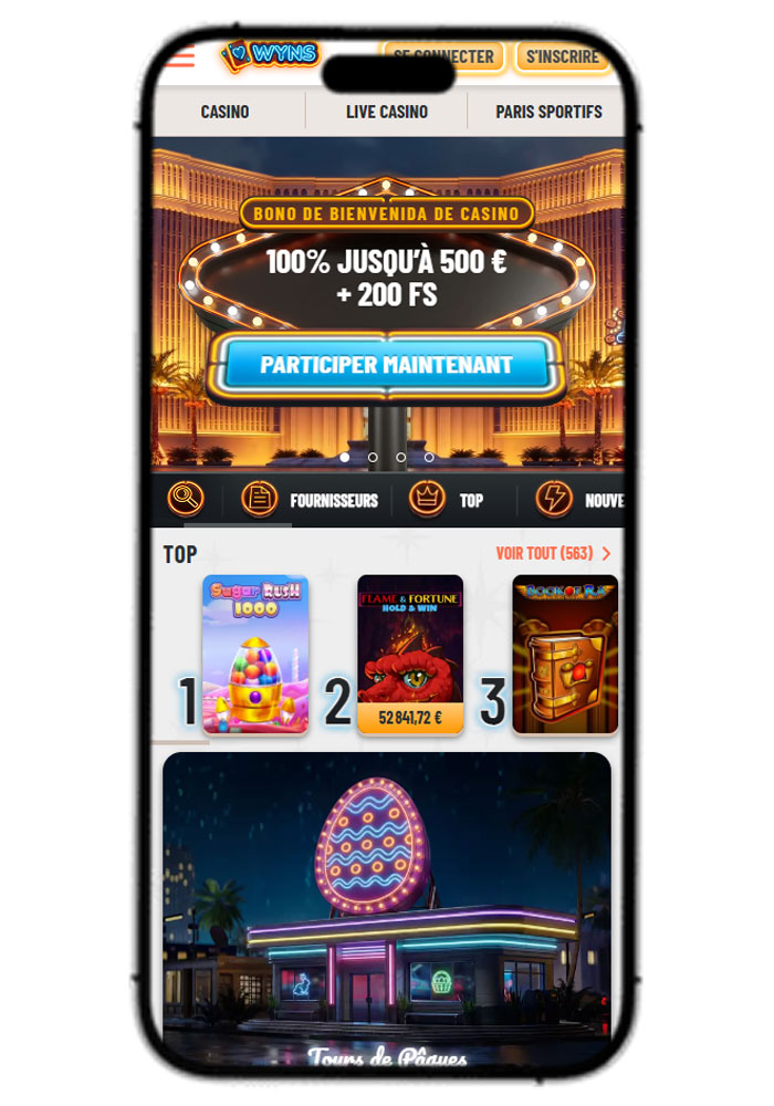 Wyns Casino Mobile