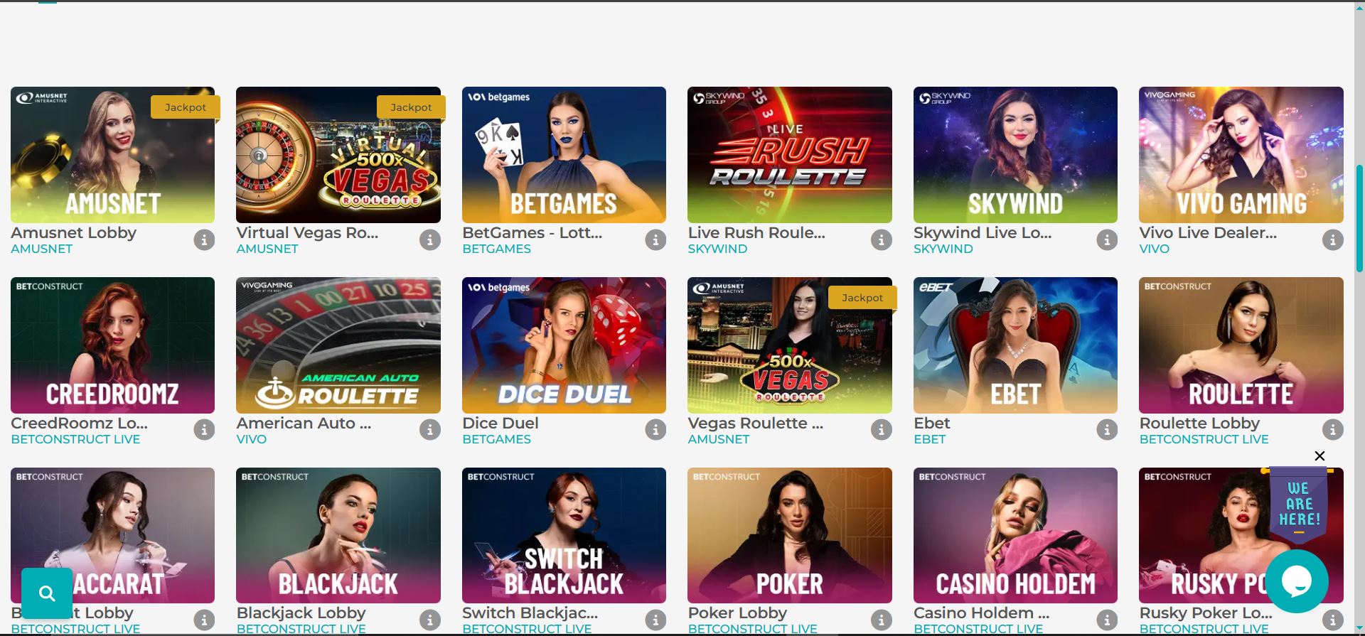 Merlin live casino