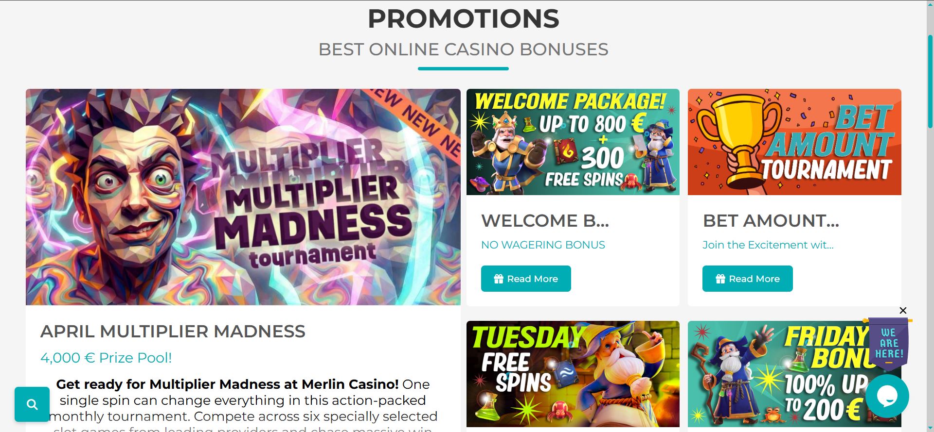 merlin casino promoties