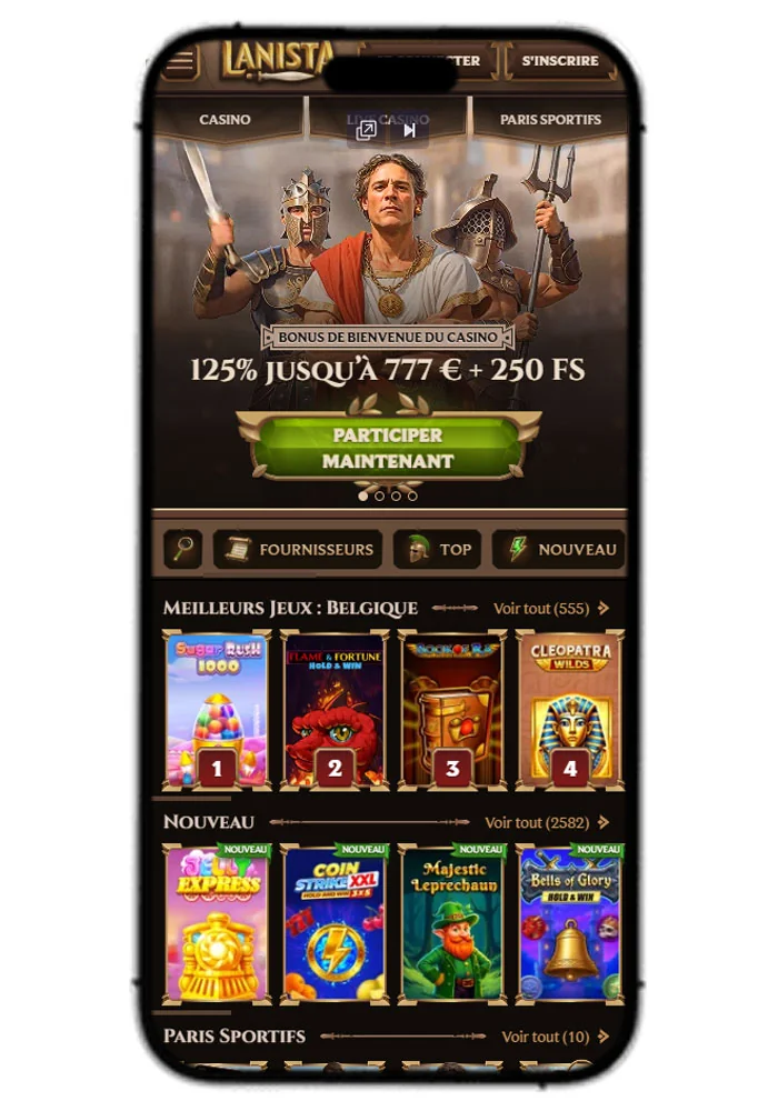 Lanista Casino Mobile