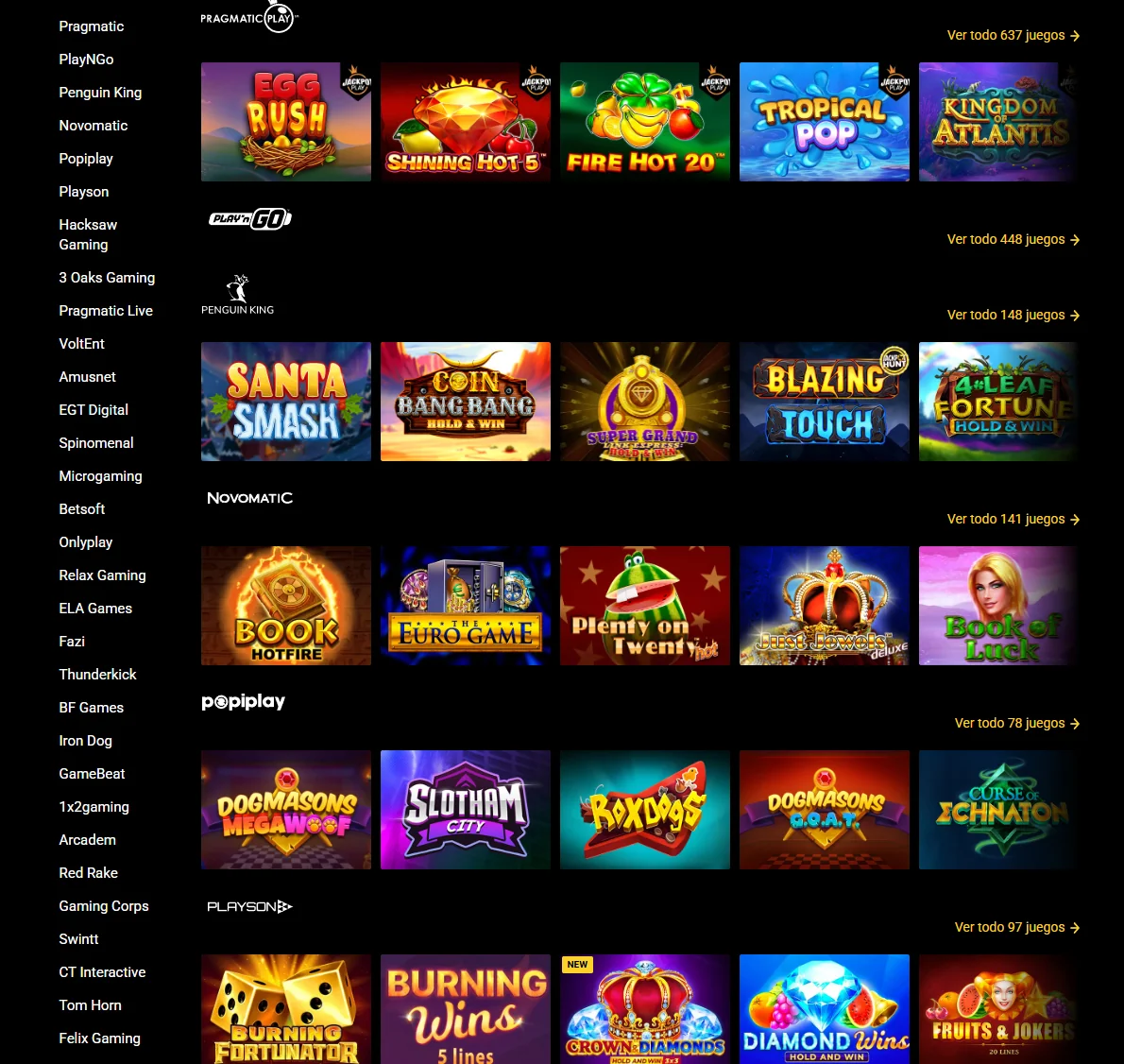 Zet-Casino-ES-providers