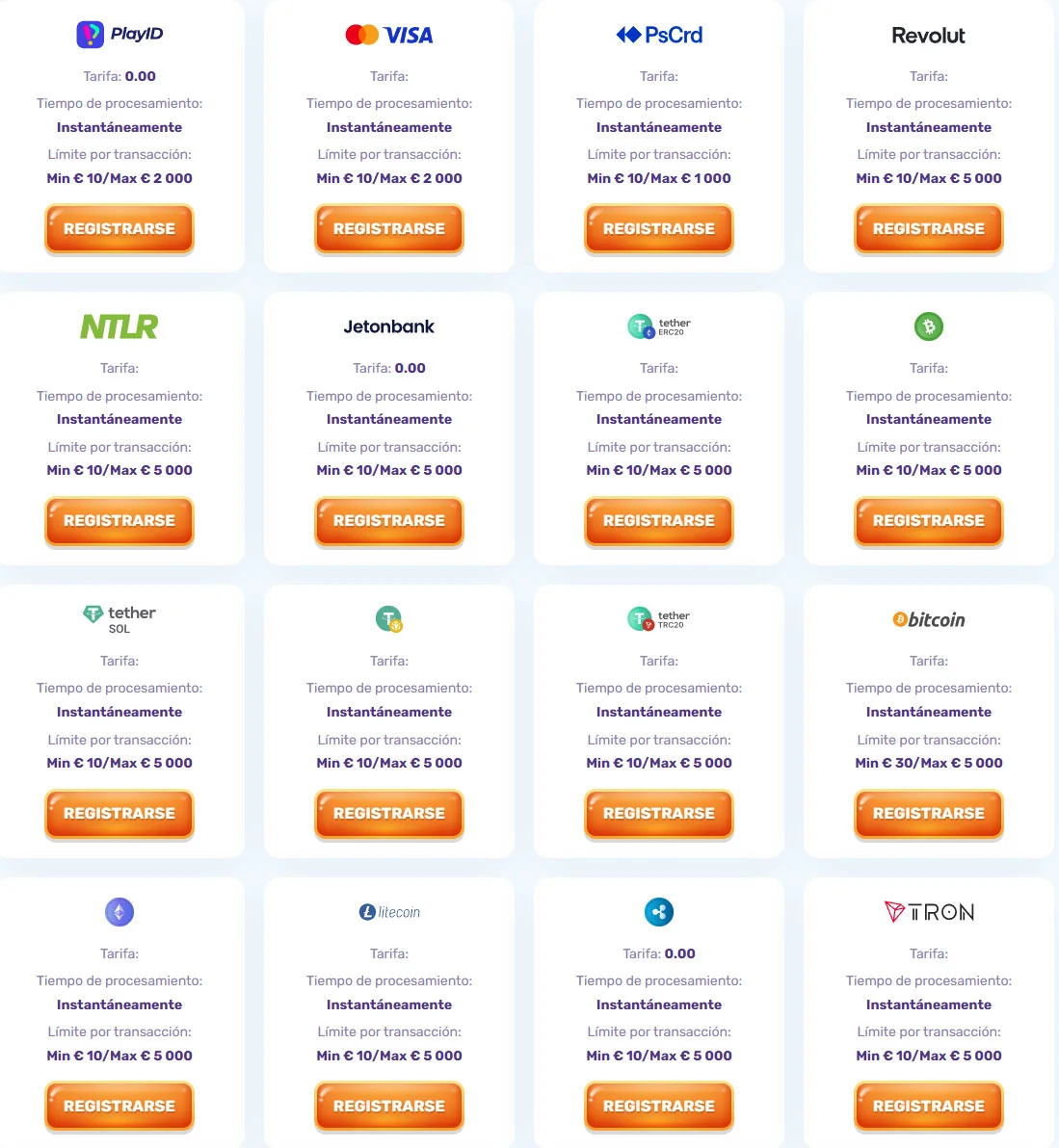 SlotsPalace-Casino-Chile-Payments